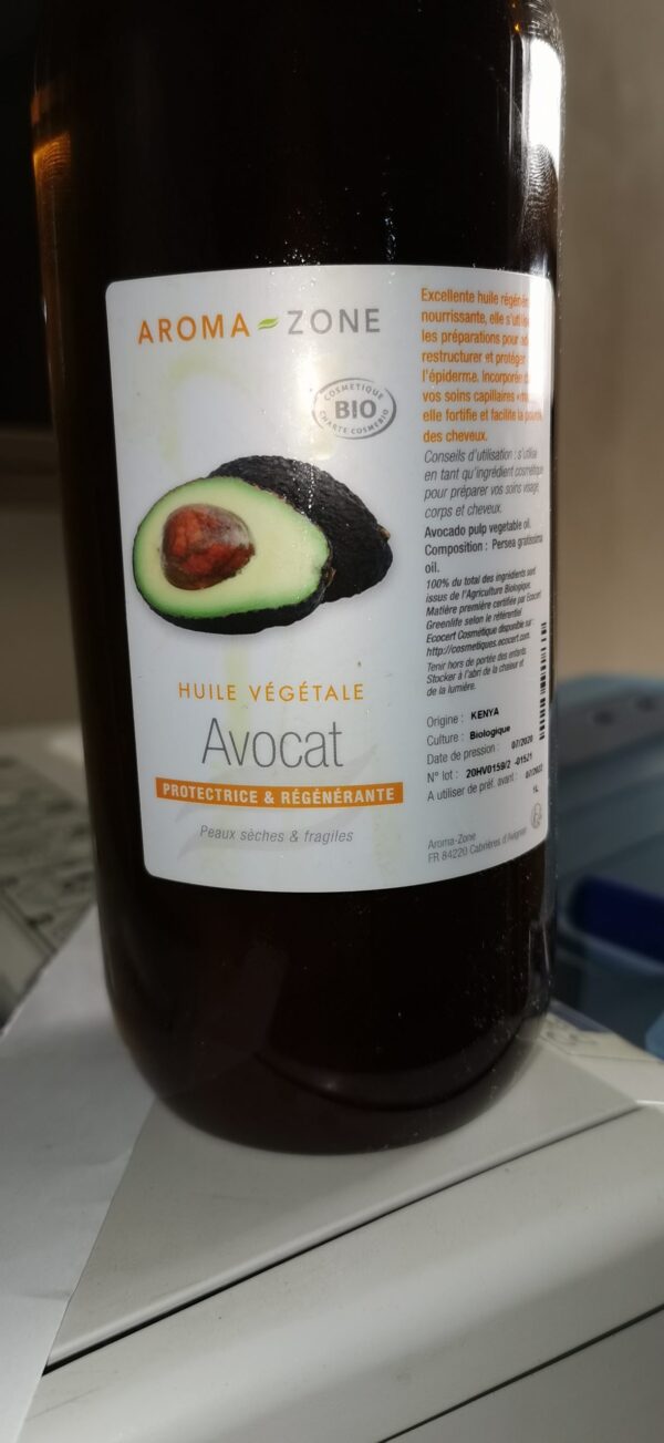 Huile d'avocat (aroma-zone)