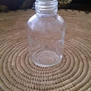Flacon 100 ml transparent avec capsule