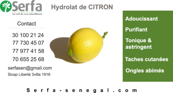 Hydrolat citron