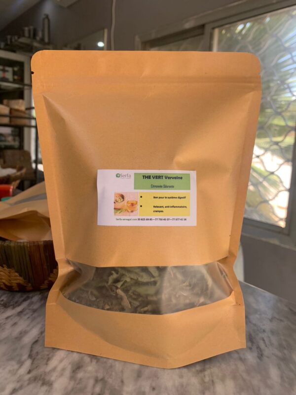 Thé vert verveine citronnée, odorante 75g