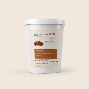 Poudre de CACAO Brut non raffiné 250g Côte D'Ivoire