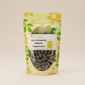 Gélules : MACA, ASHWAGANDHA, SPIRULINE,COLLAGENE MARIN