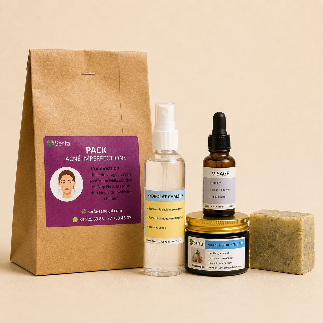 Pack Acnés, imperfections